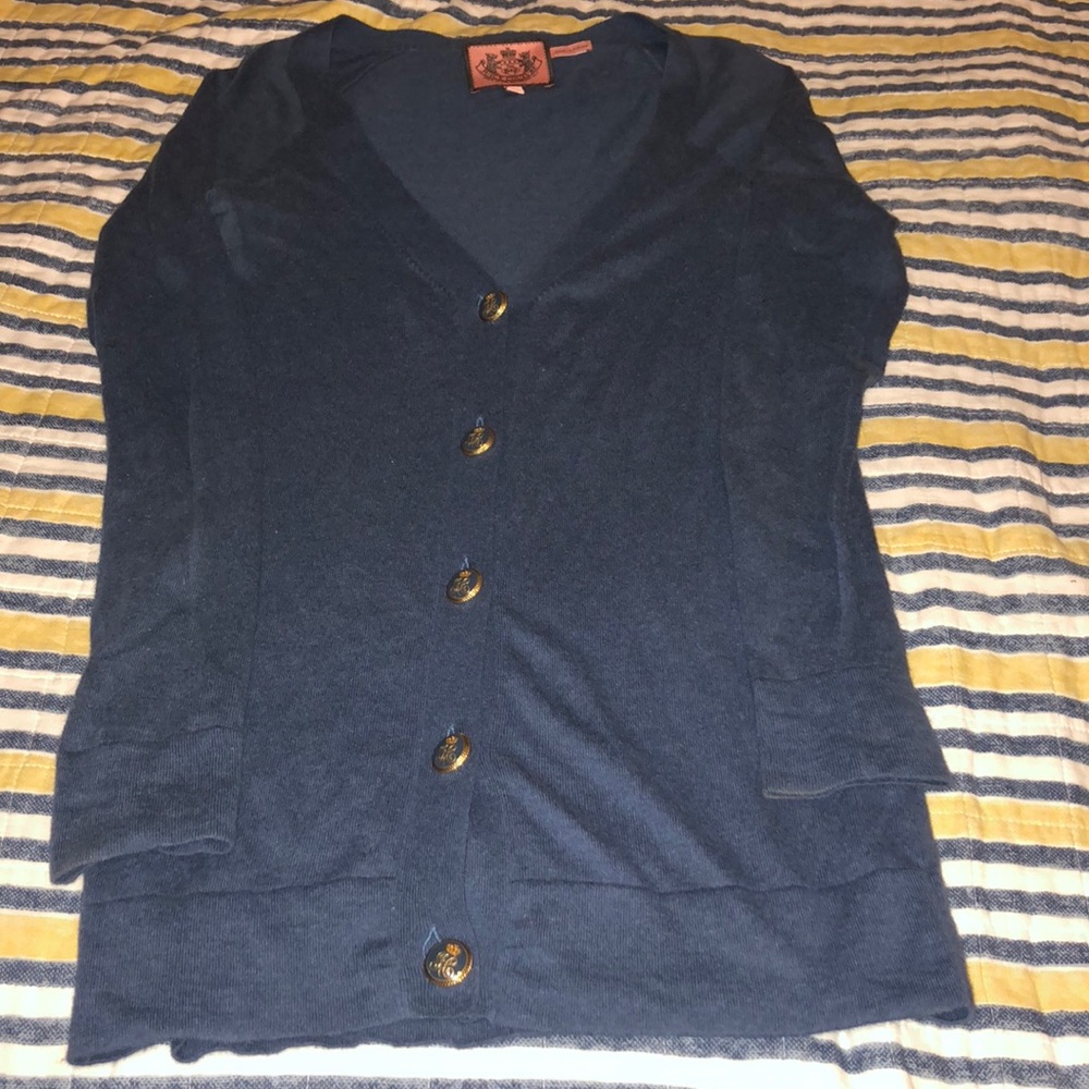 Juicy Couture Blue Cardigan